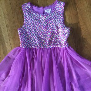 NEON SEQUIN PARTY DRESS FOR A PARTY 🌶️